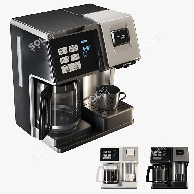 Hamilton FlexBrew Coffee Maker model 3D model image 6