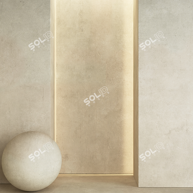 Industrial Concrete Texture Pack 3D model image 2