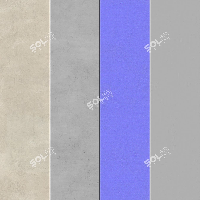 Industrial Concrete Texture Pack 3D model image 4