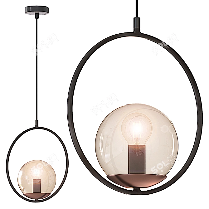 Rivoli Misericordia Pendant Lamp 3D model image 1