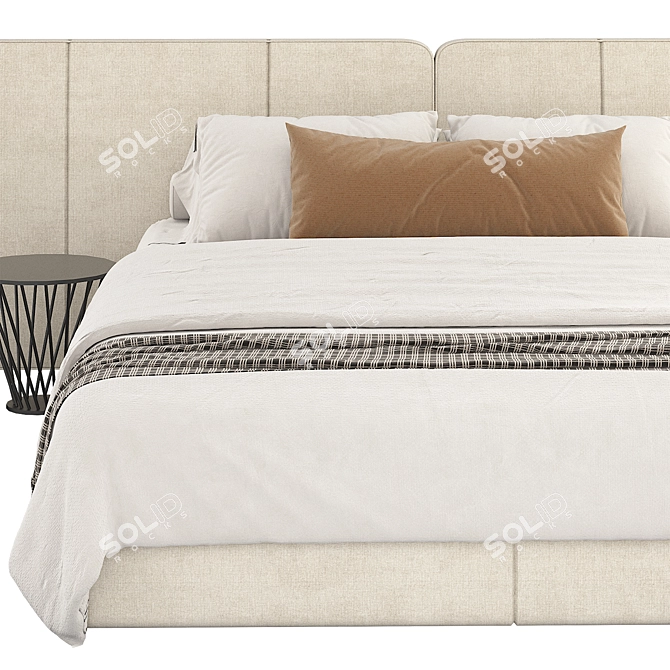 Contemporary RH Modena Bed		    		 

Would you like a translation of the Russian description as well? 3D model image 3