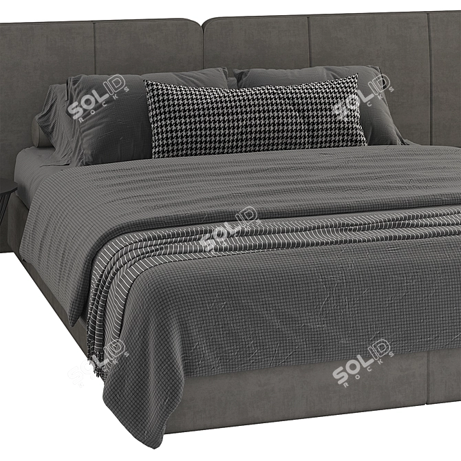 Contemporary RH Modena Bed		    		 

Would you like a translation of the Russian description as well? 3D model image 4