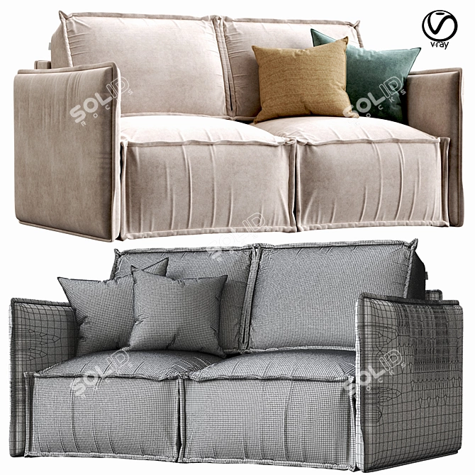 Olen Mini Happy Loft Sofa 3D model image 3