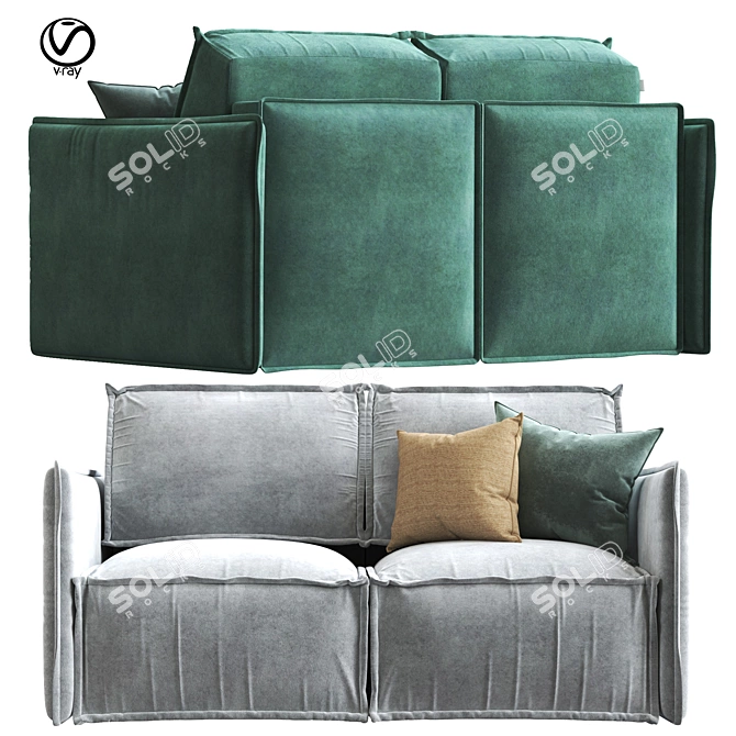 Olen Mini Happy Loft Sofa 3D model image 5