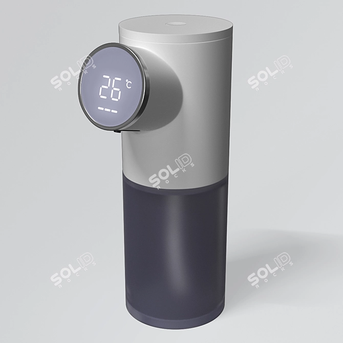 Digital Soap Dispenser with Display 3D model image 1