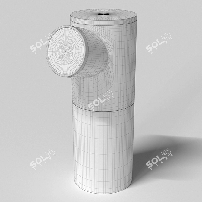 Digital Soap Dispenser with Display 3D model image 2