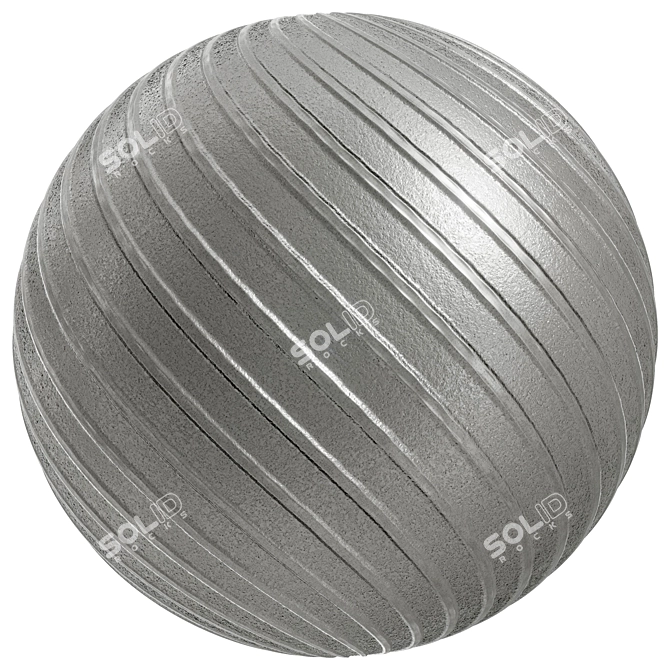 Metal Patterned 4K Seamless Covering 3D model image 3