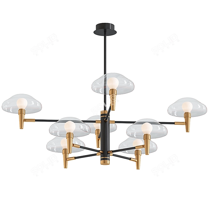 Glamour Meduza Chandelier 2014 3D model image 1