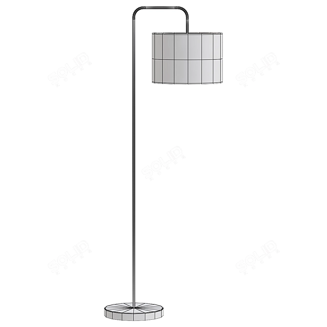 Classic Elegance Floor Lamp 3D model image 2