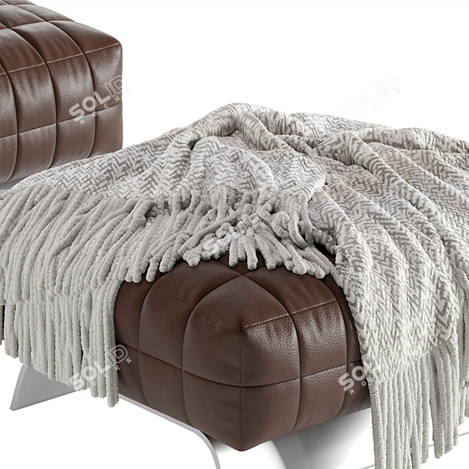 Elegant Minotti TWIGGY Armchair Design 3D model image 2