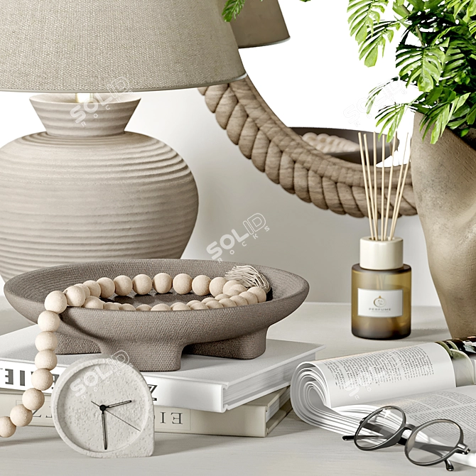 Elegant Decor Set 2018 3D model image 2