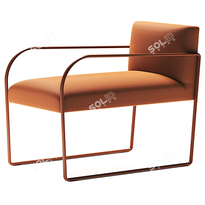 Modern Arcos Armchairs Set - Vray/Corona 3D model image 1