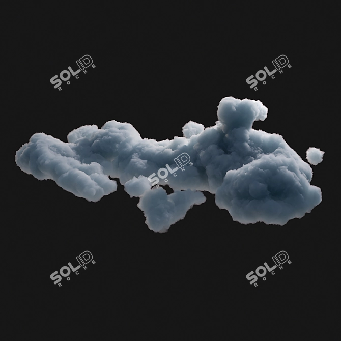 Expandable Cloud 1 Texture Kit 3D model image 4