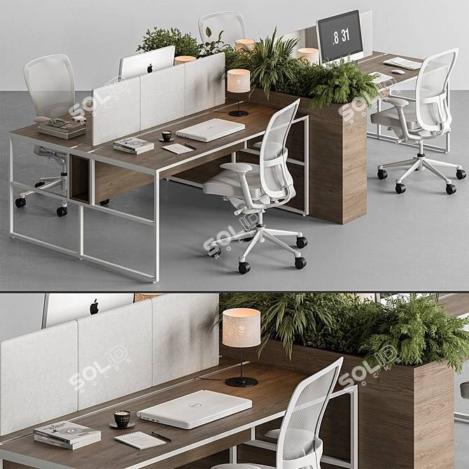 Workspace Essentials Collection 371 3D model image 1