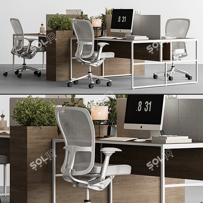 Workspace Essentials Collection 371 3D model image 3