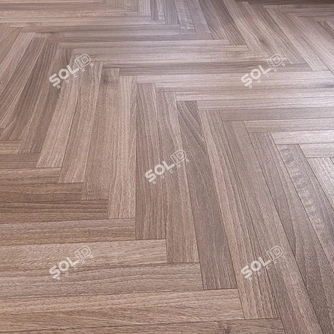 Quality Wood Floor 3D Model 3D model image 4