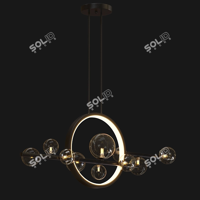 Bubi Minimalist Kitchen Island Light 3D model image 2