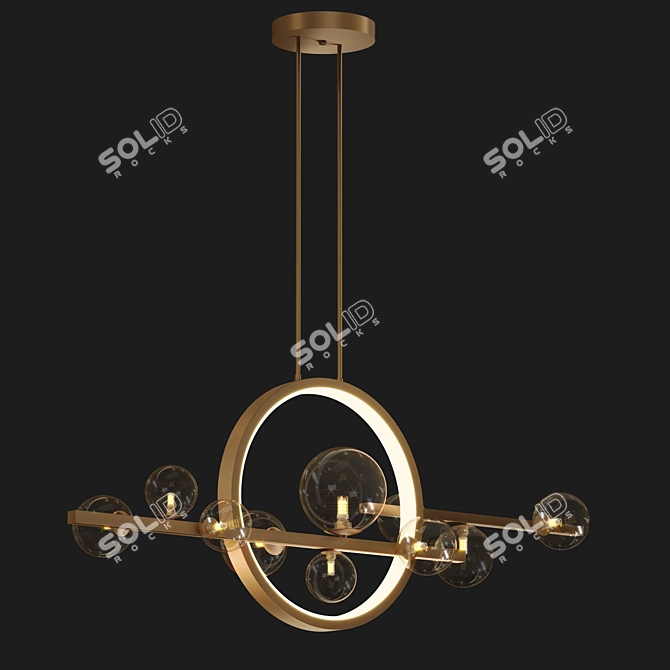 Bubi Minimalist Kitchen Island Light 3D model image 3