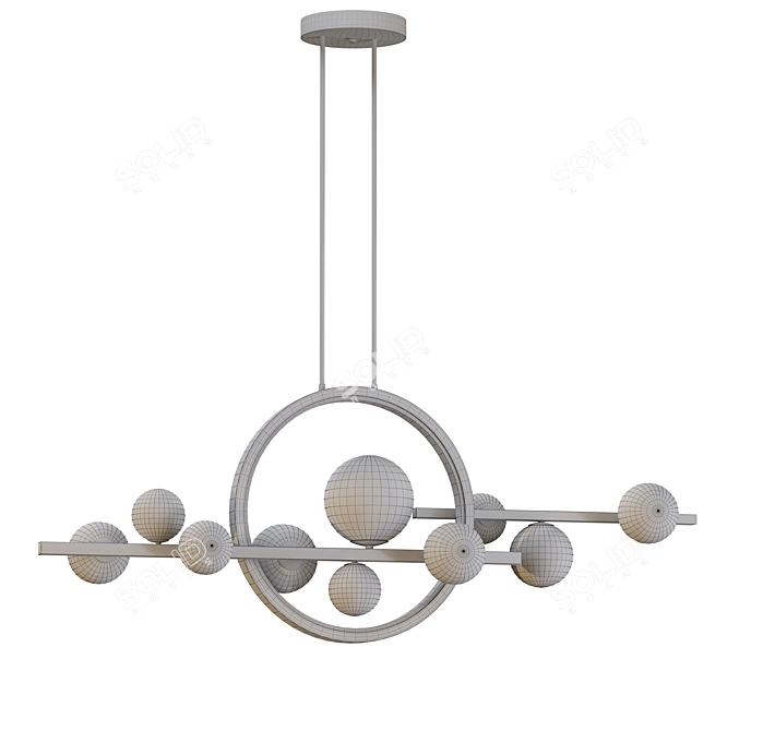 Bubi Minimalist Kitchen Island Light 3D model image 5