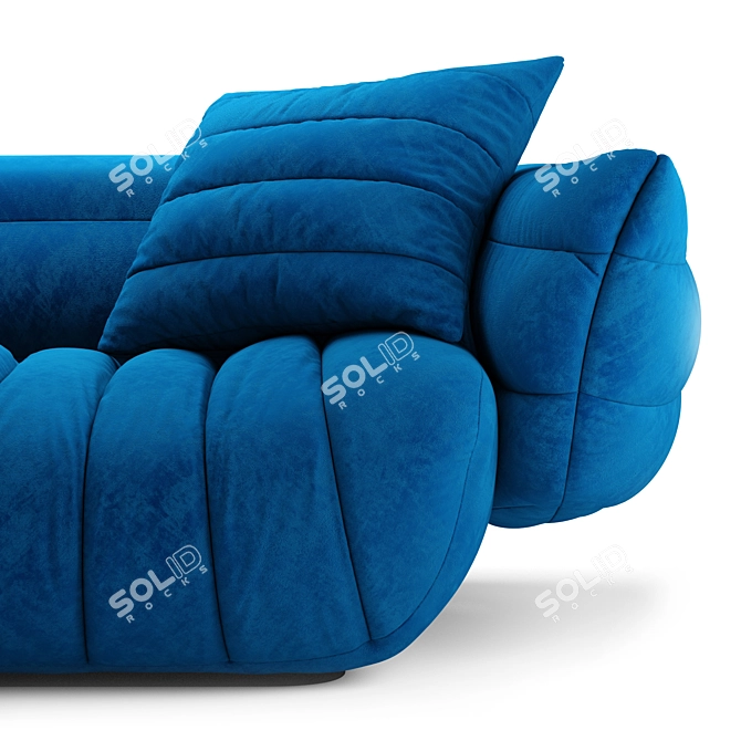 Luxurious Tactile Armchair Glamour 3D model image 5