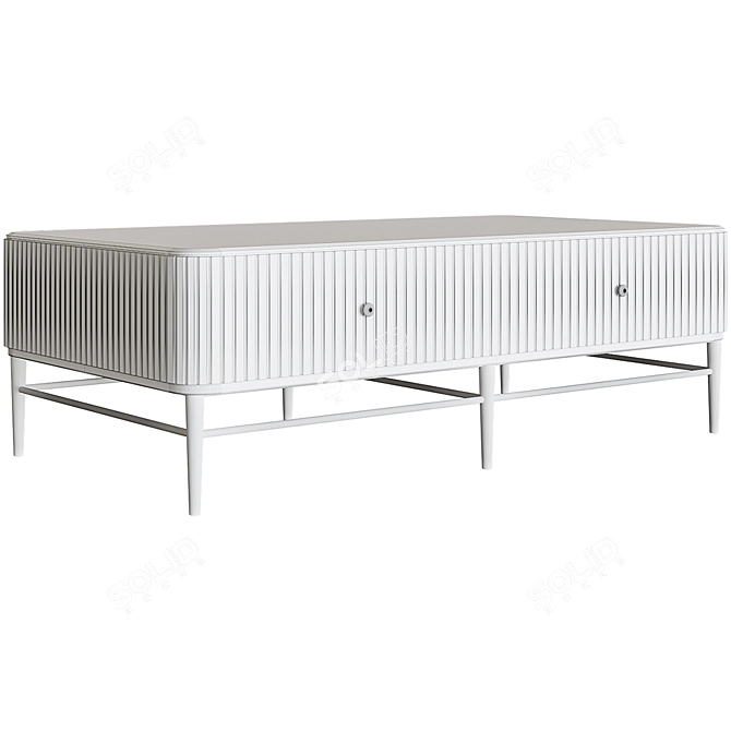 HomeFanci Modern Style Coffee Table 3D model image 3