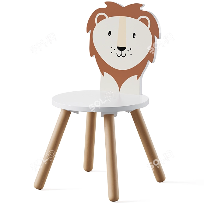  Dandelion Toddler Table & Chairs Set 3D model image 3