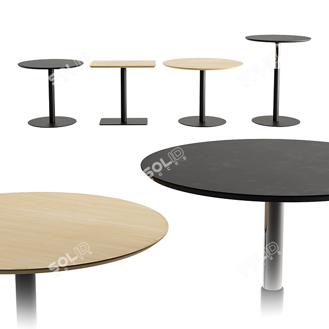 INCLASS NUME Collection | Restaurant Tables 3D model image 2