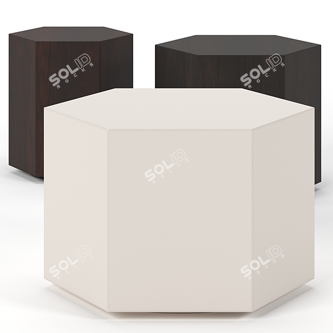 Modular Coffee Table Set | 3D Model 3D model image 1