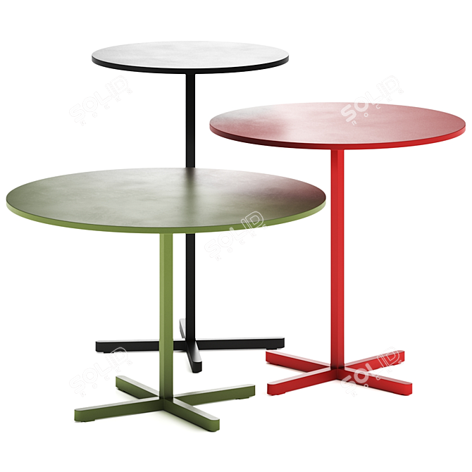 Geometric Design Tengbom Side Table 3D model image 1