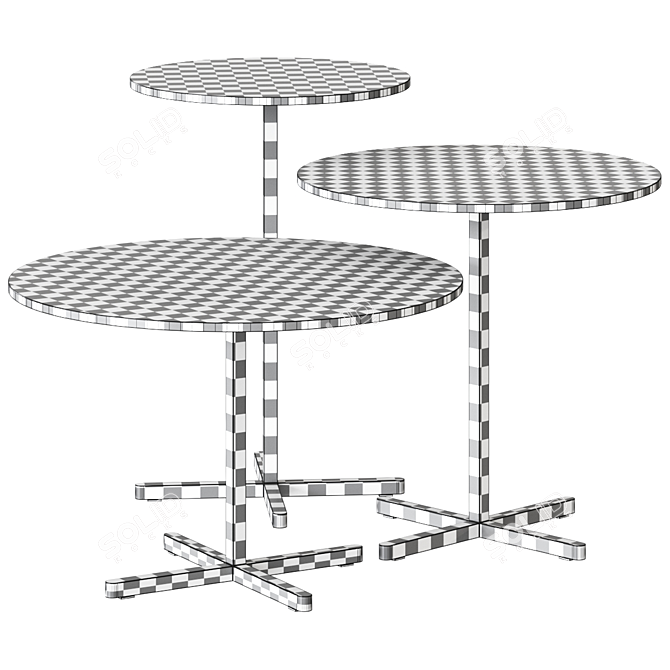 Geometric Design Tengbom Side Table 3D model image 3