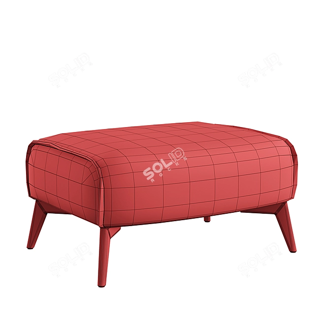 Avalon Sofaclub Ottoman 3D model image 5