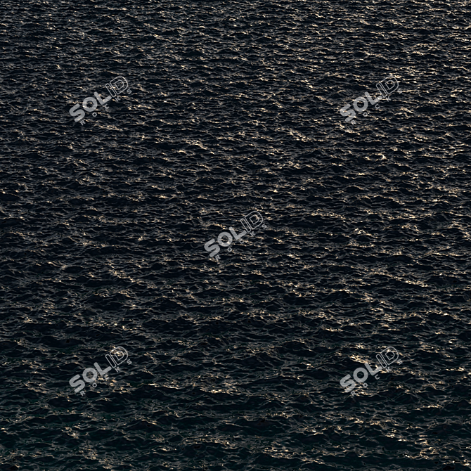 Adjustable Wave Ocean Texture 3D model image 6