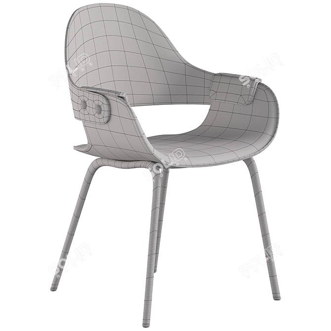 Sleek Showtime Chair Design 3D model image 4