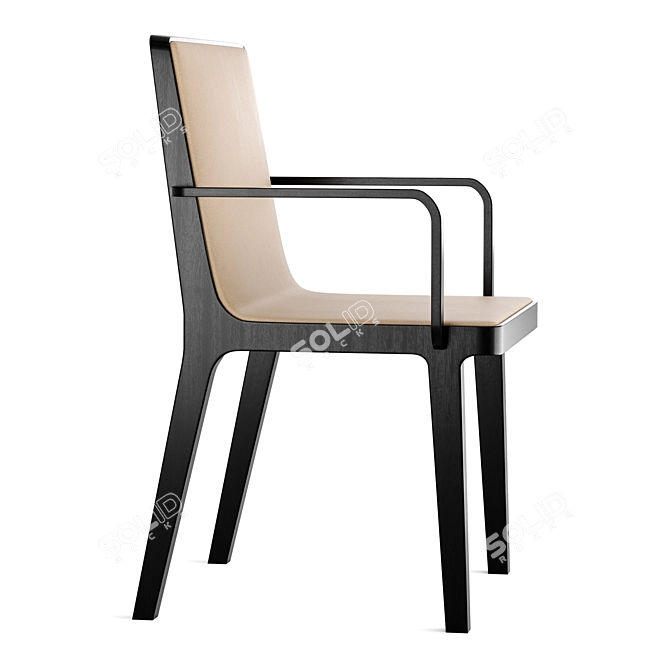 Emea Chair with Armrests, Alki 3D model image 4