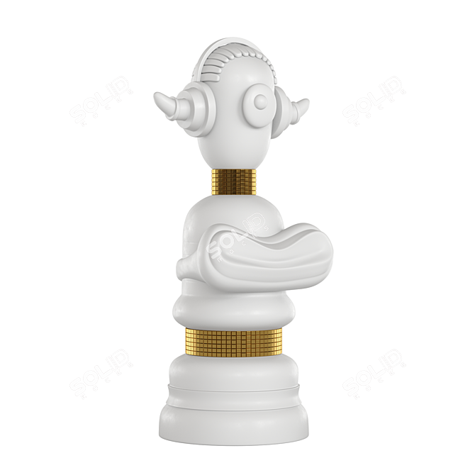 Mutaforma DEMODIKE Sculptural Zoo Vase 3D model image 1