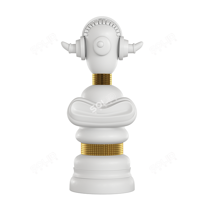 Mutaforma DEMODIKE Sculptural Zoo Vase 3D model image 2