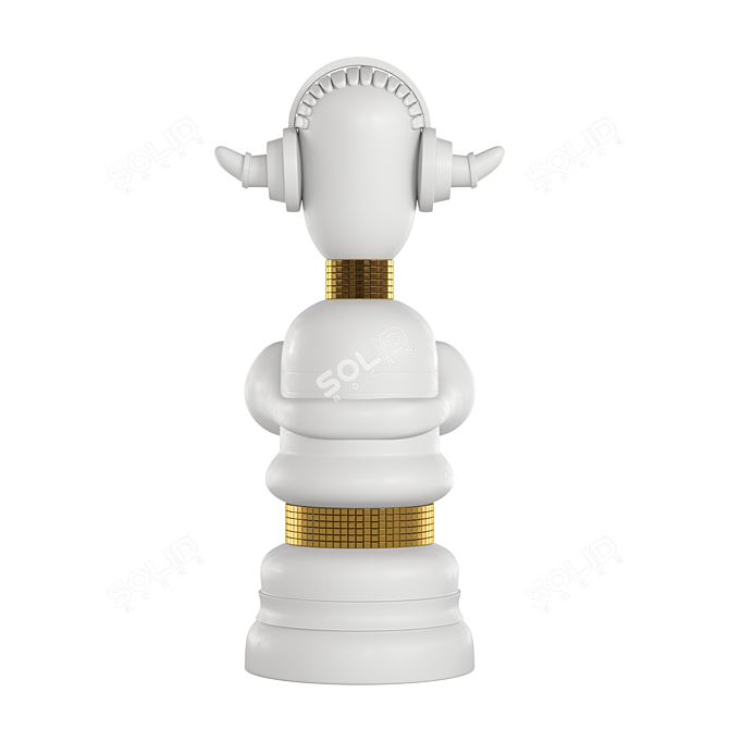 Mutaforma DEMODIKE Sculptural Zoo Vase 3D model image 3