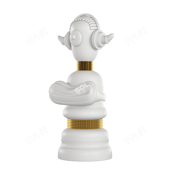 Mutaforma DEMODIKE Sculptural Zoo Vase 3D model image 4