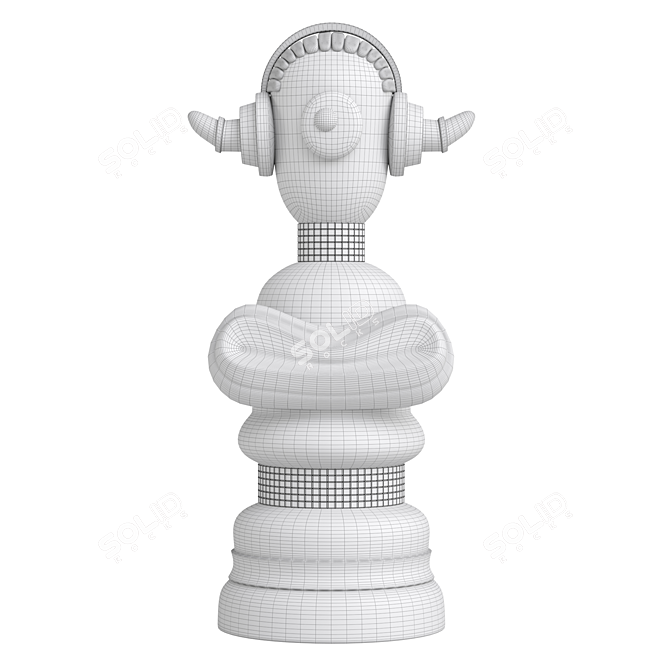 Mutaforma DEMODIKE Sculptural Zoo Vase 3D model image 5