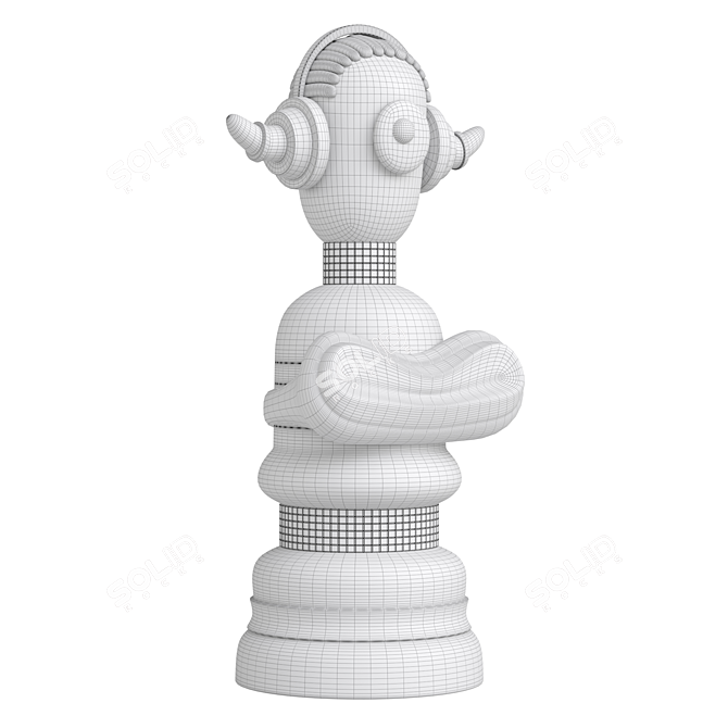 Mutaforma DEMODIKE Sculptural Zoo Vase 3D model image 6