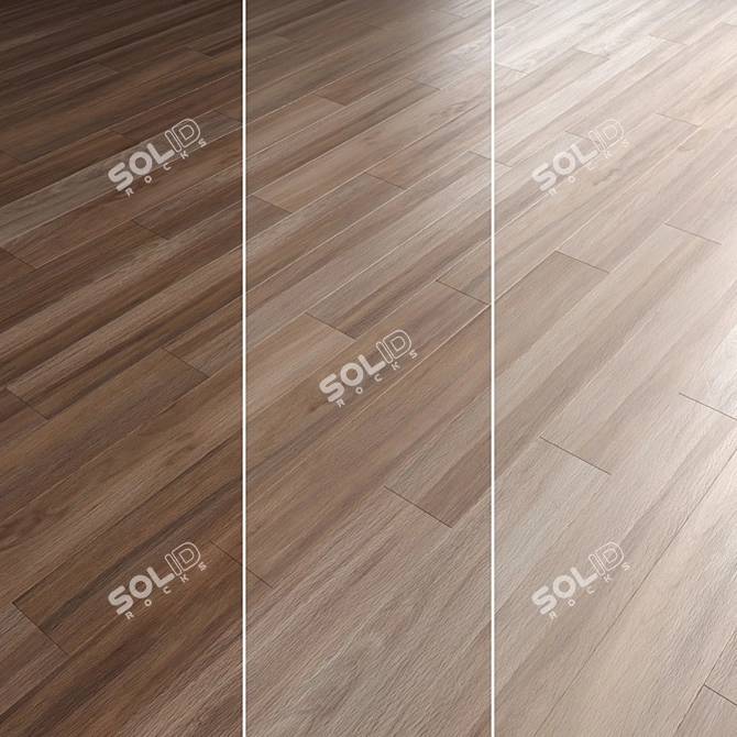 Multi-Texture Parquet Collection 3D model image 4