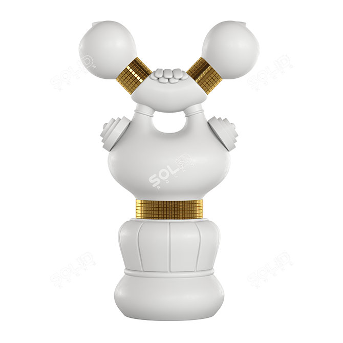 Mutaforma Midas Sculptural Zoomorphic Vase 3D model image 3