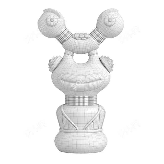 Mutaforma Midas Sculptural Zoomorphic Vase 3D model image 5