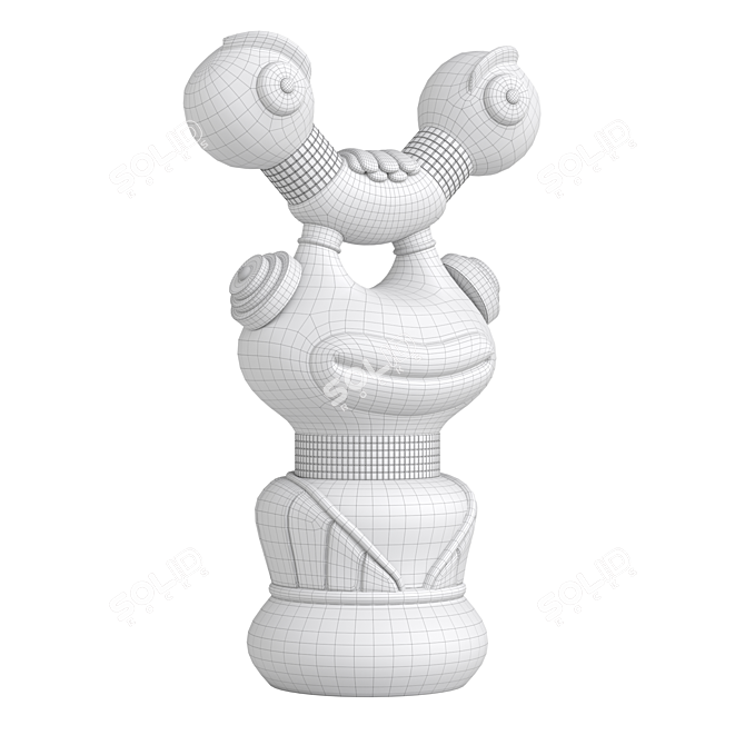 Mutaforma Midas Sculptural Zoomorphic Vase 3D model image 6