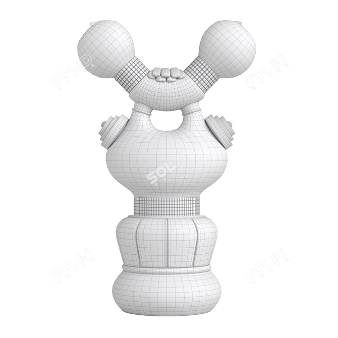 Mutaforma Midas Sculptural Zoomorphic Vase 3D model image 7
