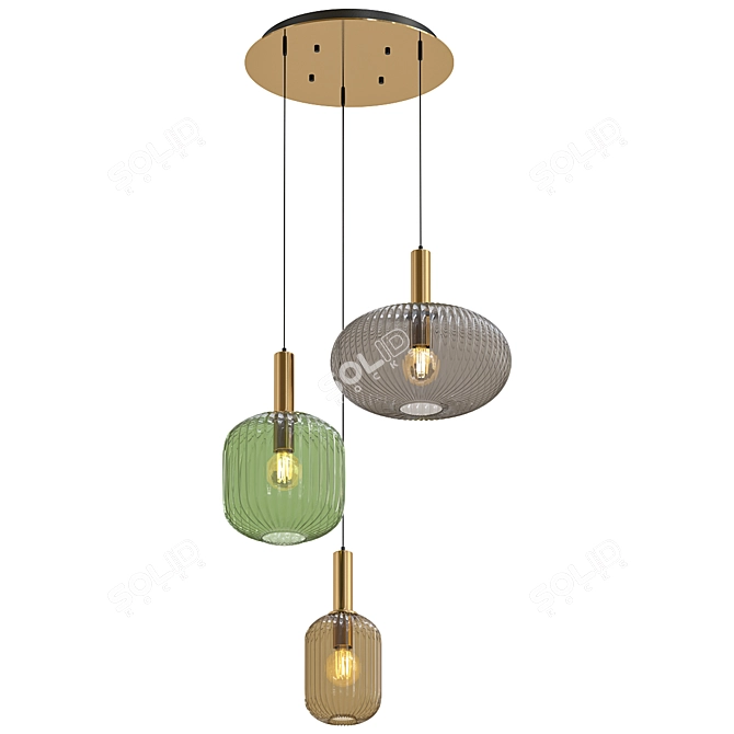 Retrofit NORMY Pendant Lamp 3D model image 1