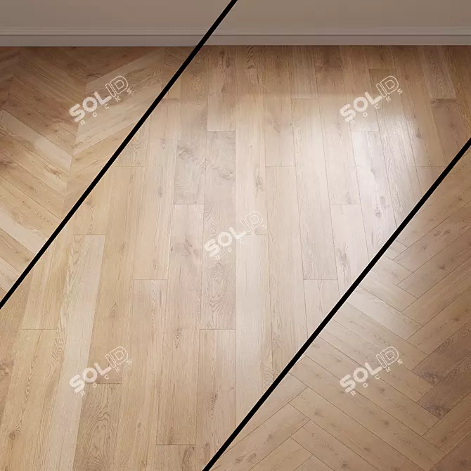 Coswick Heritage Oak Flooring 3D model image 1