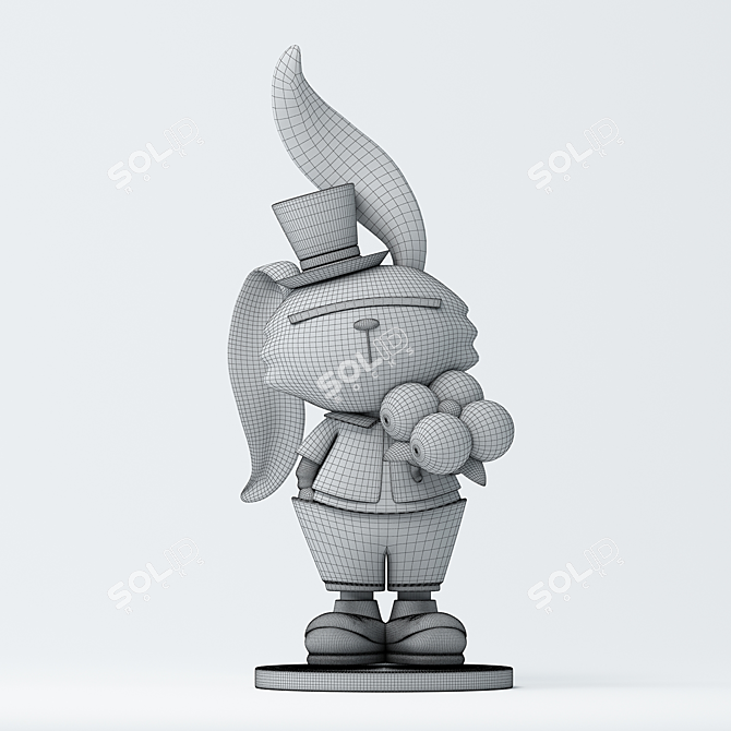 Bunny Playtime 3D Models 3D model image 2