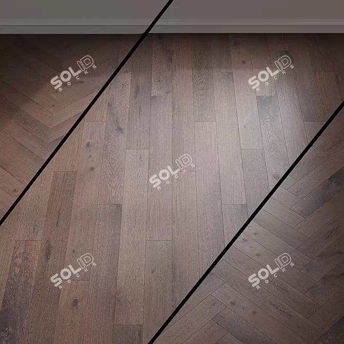 Edinburgh Oak Parquet Flooring 3D model image 1