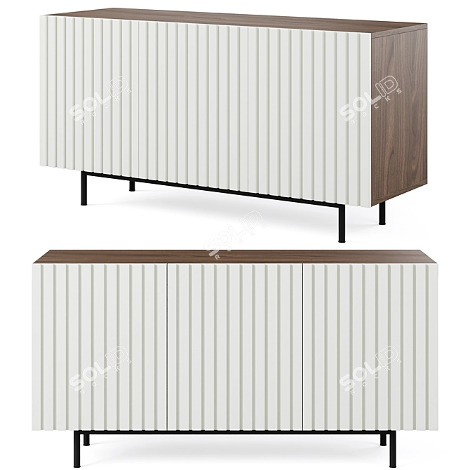 Mr Hide 3 Drawer Chest 3D model image 3